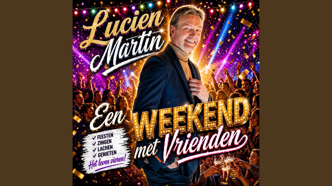 Lucien Martin presenteert gezellige nieuwe single“Een weekend met vrienden”