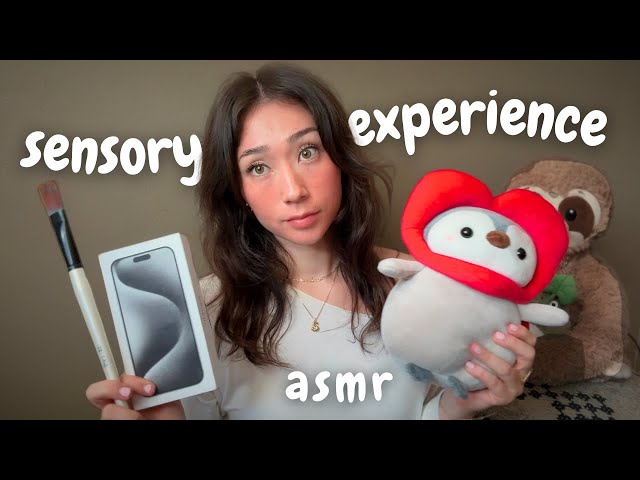 ASMR Sensory Experience (Setting & Breaking the Pattern, Humming, Crinkling, Scratching, Tapping)