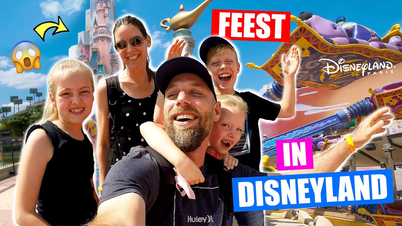 YES!! FEEST IN DISNEYLAND met een MEGA VERRASSING!! [Disneyland Paris Vlog] ♥DeZoeteZusjes♥