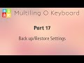 17 Back Up Restore Settings Multiling O Keyboard 17 Back Up Restore Settings Multiling O Keyboard