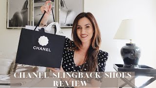 CHANEL SLINGBACK REVIEW Narrow Feet | SHOULD YOU BUY | Unboxing, Pricing, Sizing, Try-on