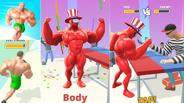 Muscle Rush Gameplay: Smash Running Game •Android Gamerz All Level 24 : Mobile Game