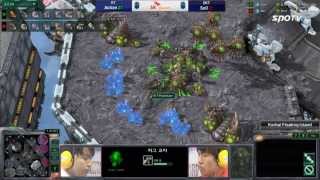[0527] Action (KT) vs. SoO (SKT1)  ZvZ  1 SET  Korhal Floating Island -Starcraft2,esportstv,SPL