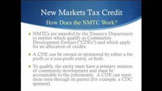 What Are New Markets Tax Credits