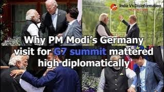 Why PM Modi’s Germany visit for G7 summit mattered high diplomatically