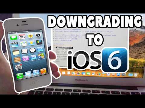Downgrading the iPhone 4 to iOS 6.0