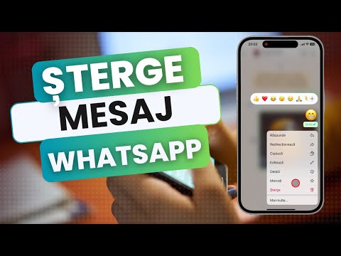 Șterge un mesaj pe WhatsApp (Tutorial simplu)