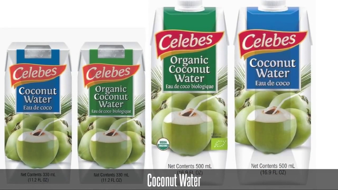 Fresh Packaged Organic Coconut Water for Sale Celebes YouTube