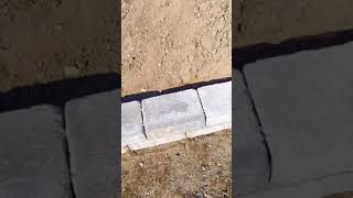 Simple Brick Edging  Garden Makeover