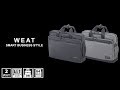 テフロン(R)加工で雨に強い高機能ビジネスバッグ　【WEATビジカジ止水2WAY横キャリーオン(WE-23)】