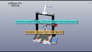 Service tutorial Ender-3 S1 the Y-axis belt replacement