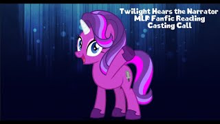 (Closed) Twilight Hears the Narrator MLP Casting Call