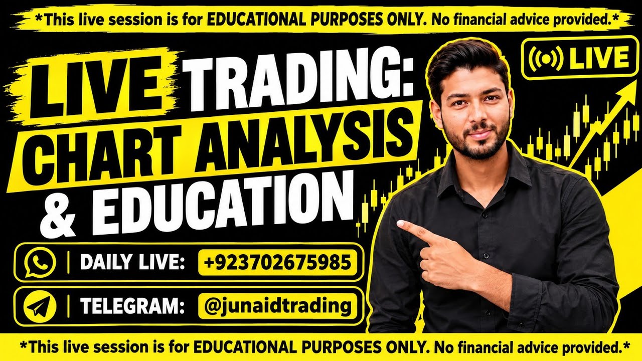 Daily Live Trading 📊 | Chart Analysis & Education | Educational ...