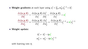 Deep Learning Lecture 3.4 - Backpropagation