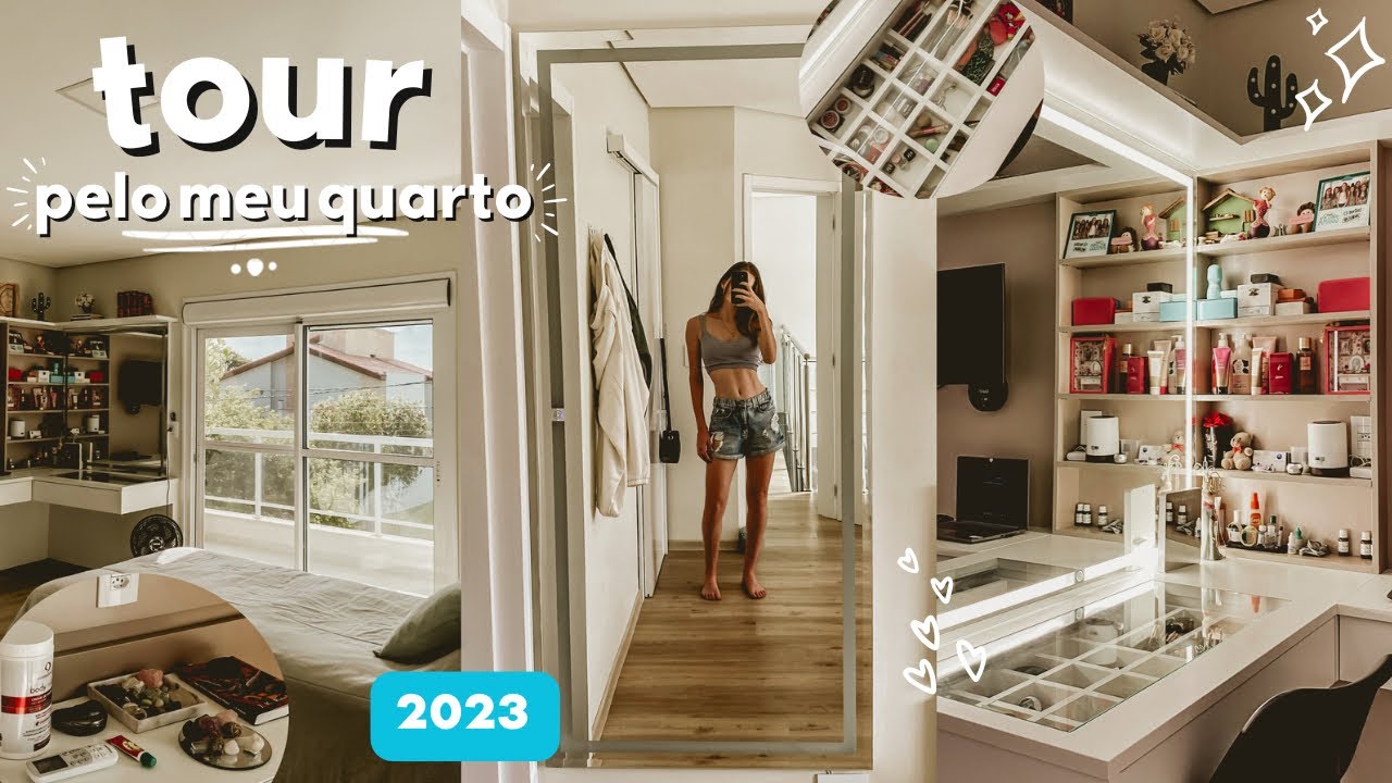 tour pelo meu quarto 2023 | estilo pinterest ✨🤍