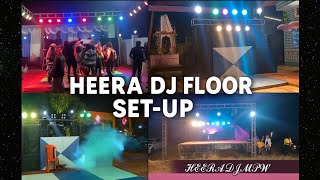 Heera dj Maskanwa Bazar all floor setup video 💜 #heeradj #viralvideo #dj #sound