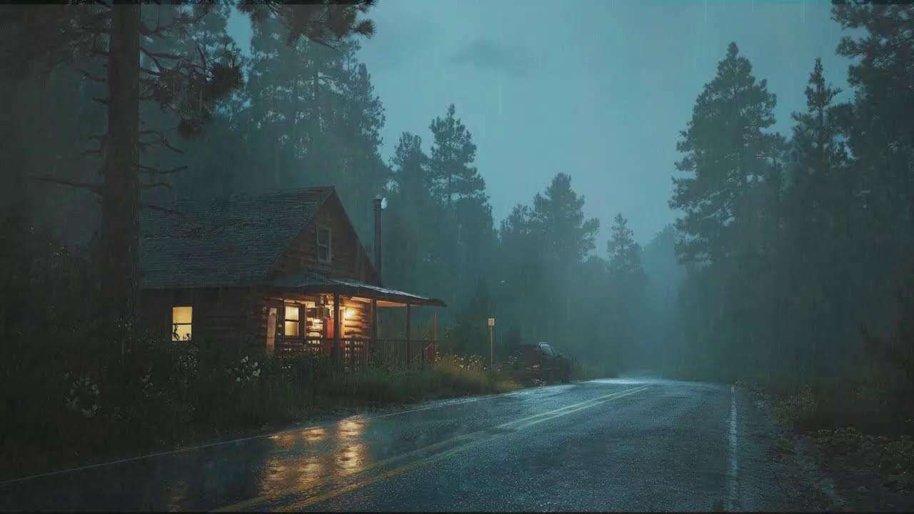 Night Rainstorm for Deep Sleep - 99% Guaranteed Deep Sleep | Deep REM Sleep Booster | 8 Hour No Ads