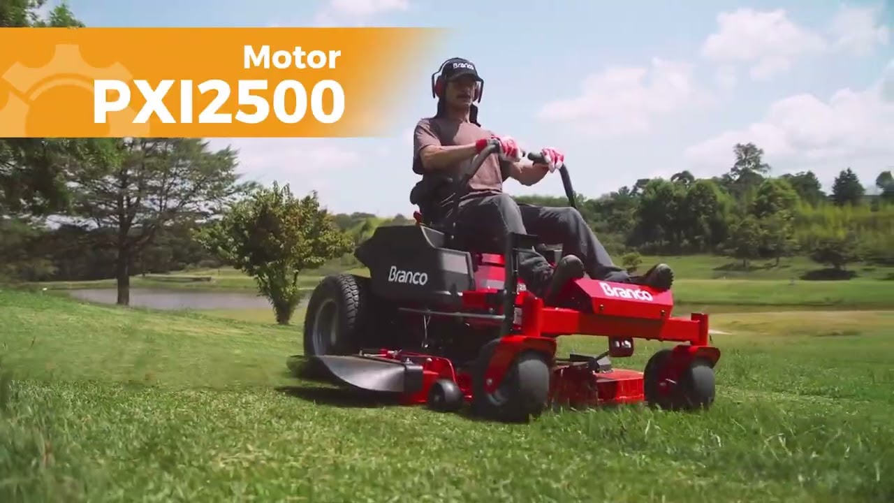 Conheça o Trator Giro Zero 52'' BZ 2552 Branco: Eficiência, Conforto e Potência!