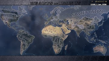 What if there were no Factions at the start? - Hoi4 Timelapse