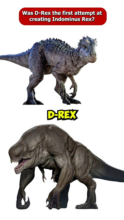 Was D-Rex the First Attempt at Creating the Indominus Rex? Jurassic World Rebirth #Shorts #Viral