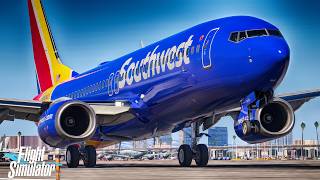 Phoenix to Denver Boeing 737 Flight | MSFS 2024 Realistic Simulation | Southwest 4206 screenshot 5