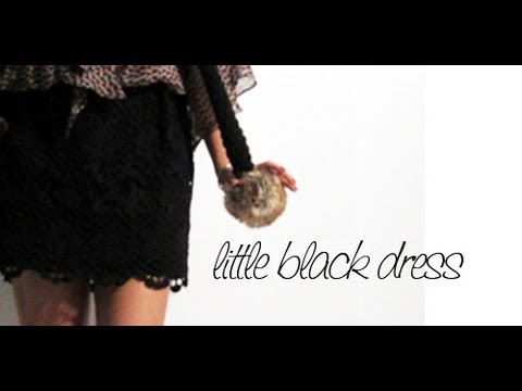 3 Ways to Wear a Black Dress | Lookbook - 3 Ways to Wear a Black Dress | Lookbook