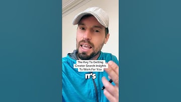 How to go viral using TikTok creator search insights #shorts