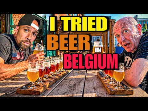 I Tried BEER in BELGIUM for the FIRST TIME EVER! 🍻🫠 Sober American VISITS Antwerp 🇺🇸 🇧🇪