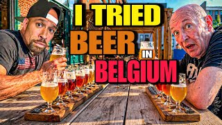I Tried BEER in BELGIUM for the FIRST TIME EVER! 🍻🫠 Sober American VISITS Antwerp 🇺🇸 🇧🇪