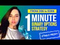 1 minute strategy for binary options trading  pocketoption