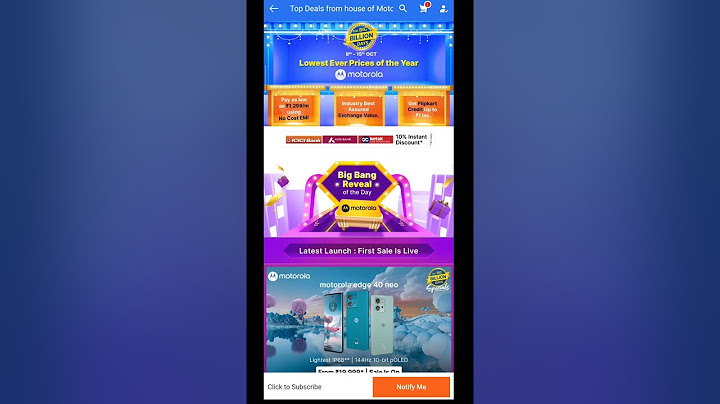 Big Billion Days 2023 | Best Motorola Smartphone Deals | Flipkart Big Billion Days