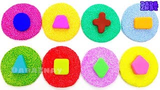 Учим цвета с шариковым пластилином и пластилином Плей До| Учим Геометрические Фигуры| Для детей