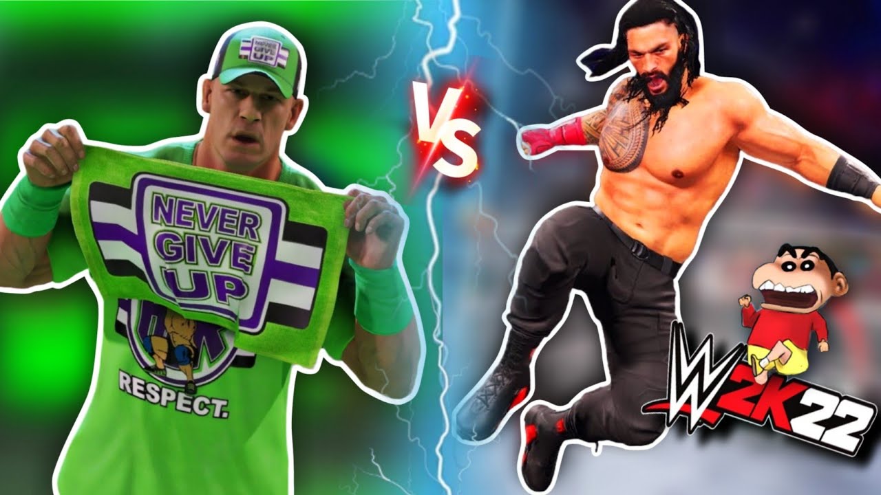 SHINCHAN BECAME ROMAN REIGNS AND DEFEATED JOHN CENA IN WWE 2K22 🔥 | IamBolt Gaming