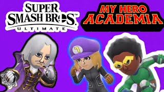How To Make My Hero Academia Mii Fighters In Super Smash Bros Ultimate! Pt  5