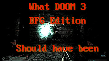 What Doom 3 BFG Edition should have been; Doom 3 Vanilla vs. Sikkmod w/ Wulfen + Monoxead textures