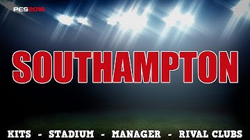 PES2016 - Southampton Edit Mode Tutorial