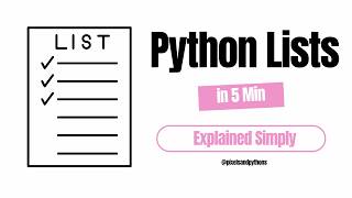Python Lists in 5 Min | Complete Beginner Guide