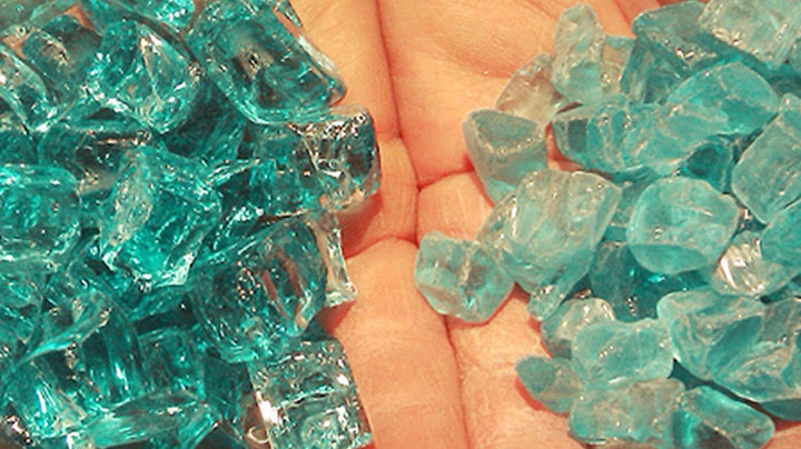 ¿Cuál es la diferencia entre CRISTAL y VIDRIO?