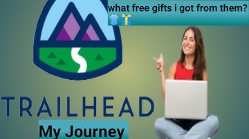 Trailhead Salesforce free courses and 🎁 Gifts #trailblazers #salesforce #trailhead #gifts IRecieved