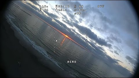 FPV Wing Sunset - ZOHD Dart XL - INAV Auto launch