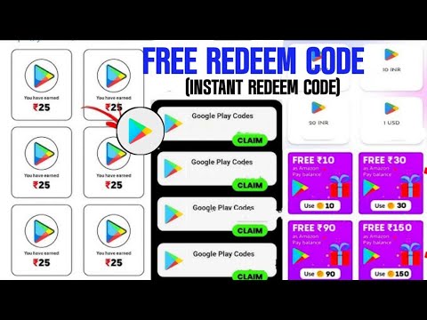 Free Redeem Code | New Redeem Code App | Google Play Redeem Code App ...