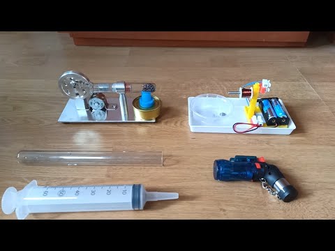 86. Motor termo-acústico y altavoces. Física. experimentos. STEM