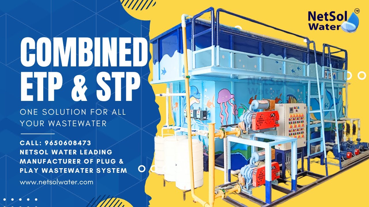 Combined ETP and STP Plant, Plug & Play CETP | Netsol Water - YouTube