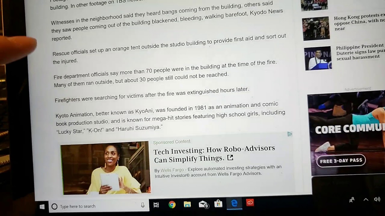 Arson Attack on Animation Studio in Kyoto, Japan