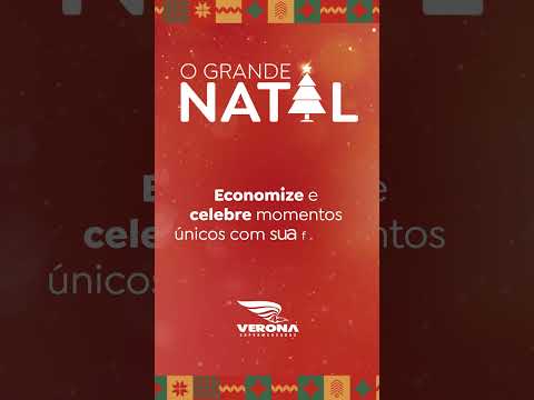 Video Vem aí... O Grande Natal - Verona Supermercados #veronasupermercados
