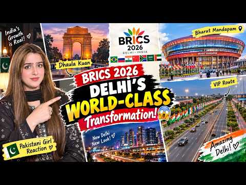 😱 BRICS 2026: Delhi’s WORLD-CLASS Transformation 🇮🇳 | Dhaula Kuan to Bharat Mandapam VIP Route!