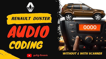 How to do Radio Code in Renault Duster & Other Renault models car with & without Scanner (In Tamil)