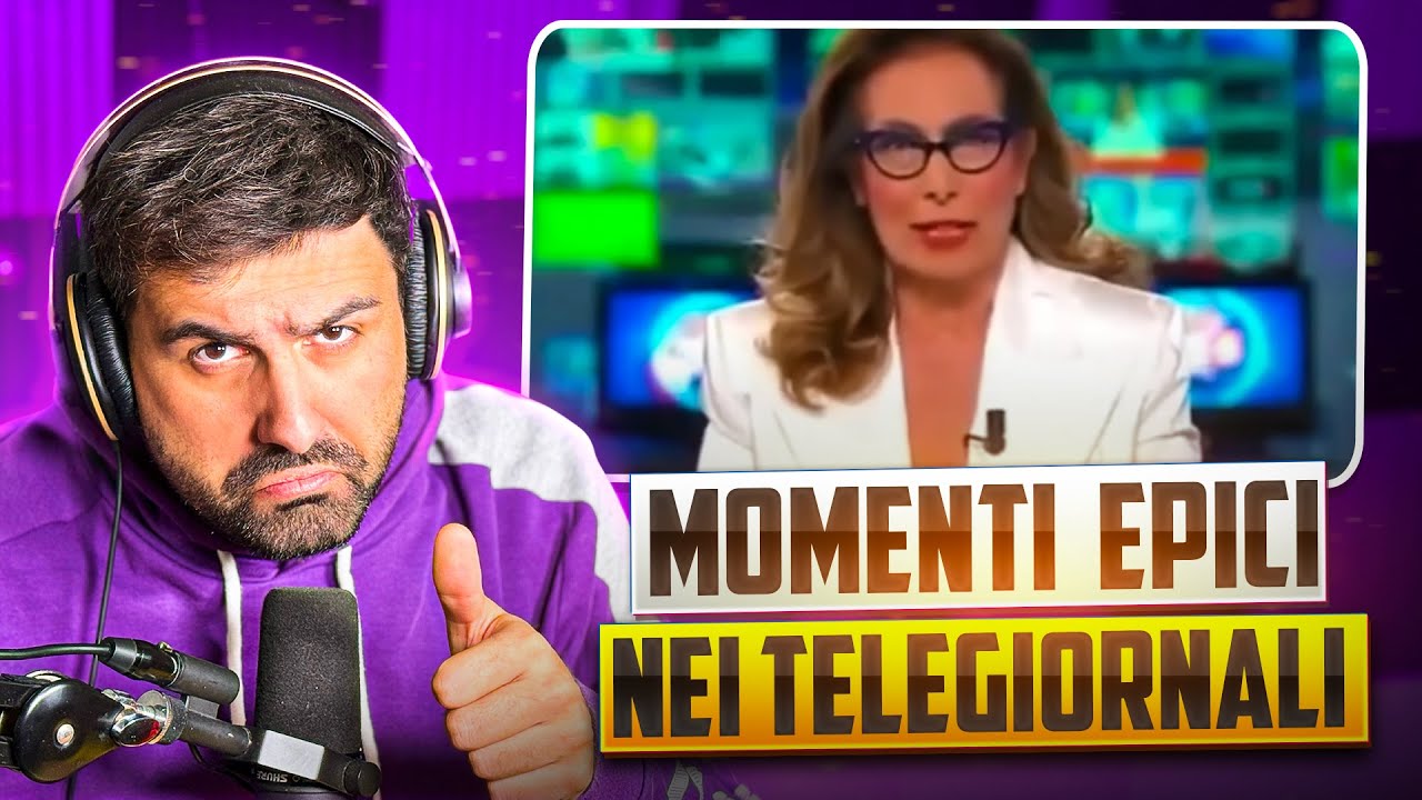 REAGISCO AI MOMENTI EPICI NEI TELEGIORNALI