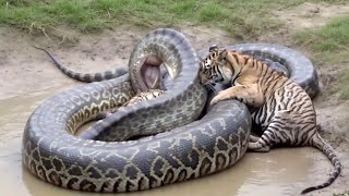 Tiger vs Giant Python | Rare Wildlife Encounter