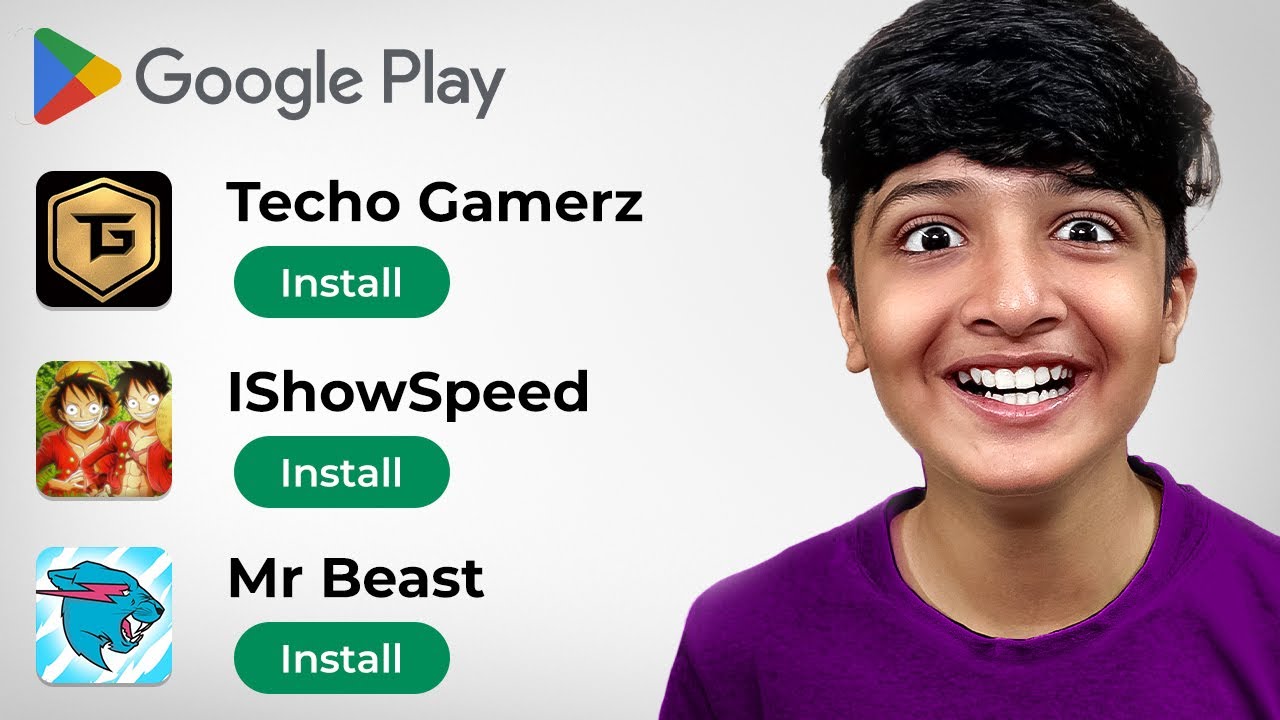 I PLAYED YOUTUBER GAMES ON PLAYSTORE !